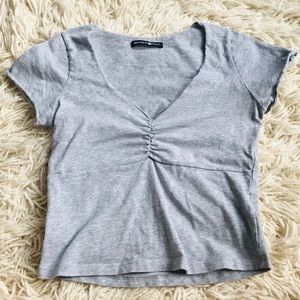 BRANDY MELVILLE GREY GINA TOP